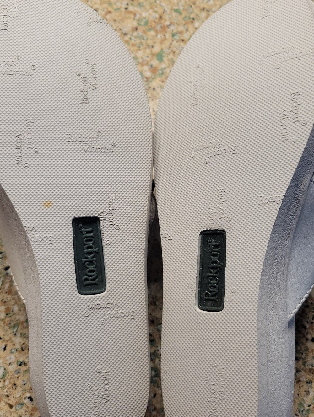 Rockport NEW White Sandsls 6 1/2 M - Picture 5 of 7